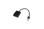 Microconnect MC-USB3.0HDMI USB 3.0 &ndash; HDMI graafikaadapter, 4K 30 Hz, 0,15 m, must