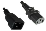 Microconnect PE030610 toitekaabel Must 1 m C13 pistikupesa C20 pistikupesa
