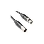 Microconnect XLRMF1 XLR 3-kontaktiline helikaabel (isane&ndash;emane), 1 m