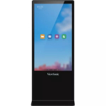 Viewsonic EP5542T Signage Display Totem disain 139,7 cm (55 tolli) LED 450 cd/m&sup2; 4K Ultra HD Must Puuteekraan Android 8.0