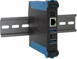 SEH INU-100 USB-seadmeserver, DIN-siinile, 2x USB 3.0, Gigabit Ethernet, microSD (M07210)