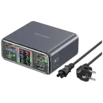 Laadimisjaam 360W 5xUSB-C + 1xUSB-A GaN