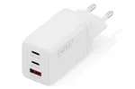 Seinalaadija DIGITUS DA-10303 67W GaN, 2&times; USB-C + 1&times; USB-A, 100&ndash;240V, valge