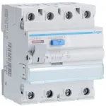 Hager CDA440J RCCB rikkevoolukaitse, 3P+N, 40 A, 30 mA, 6 kA, t&uuml;&uuml;p A