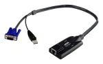 ATEN USB - VGA to Cat5e/6 KVM adapterkaabel (CPU Module), USB, USB, VGA, Must, Blue, Metallic, RJ-45, 1 x RJ-45