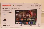 Nutiteler Sharp 43HR7265E 43-tolline (108 cm) 4K UHD LED, Google TV, Wi‑Fi, HDMI/USB/RJ45 &mdash; Must &mdash; Kahjustatud pakend