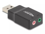 DeLOCK v&auml;line USB-helikaart DeLOCK 66634 USB-A kuni 2 x 3,5 mm