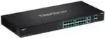 TRENDnet TPE BG182G - L&uuml;liti - haldamata - 8 x 10/100/1000 (UPOE / 4PPoE) + 8 x 10/100/1000 (PoE+) + 2 x SFP - riiulipaigaldus - UPOE / 4PPoE / PoE+ (440 W)
