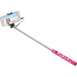 Ultron selfie hot shot Pink - 15 - 45 cm Selfie Stick koos kaamera p&auml;&auml;stikuga k&auml;epidemel - Nutitelefonidele nagu Samsung Galaxy, iPhone ja teised (173951)