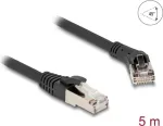 V&otilde;rgukaabel DeLOCK RJ45 Cat.8.1 S/FTP 45&deg; parempoolne sirgele 5m must