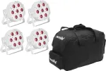 LED-prožektor EUROLITE SLS-7 HCL 4x valge pehme kotiga