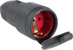 as - Schwabe 60415 maandatud pistikupesa 230 V must IP44 (60415)