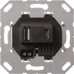 Gira USB-Spannungsversorgung 2-f. Type A/C Insert 236900 (236900)