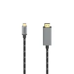 Hama 00200509 HDMI-kaabel 1,5 m HDMI t&uuml;&uuml;p A (Standard) USB USB-C Must