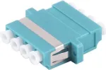 Kiudoptiline pistik ShiverPeaks 07-60042 LC-LC Quad Aqua