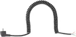 Bachmann spiraalkaabel H05VV-F 3G 1,5mm&sup2; pikkus 1,0m must AEH/CEE7/7 - Kaabel