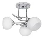 Activejet Classic lael&uuml;hter ripatslamp IRMA nikkel kolmekordne 3xE27 elutuppa
