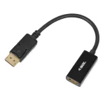 DisplayPort-HDMI-kaabliadapter IBOX iadp4k &mdash; DisplayPort (isa) HDMI-le (ema), sirged pistikud, 4K tugi, h&otilde;bedane