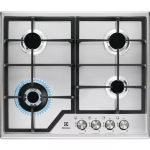 Gas Cooktop CGS6436BX WOK, 4 keedutsooni, mehaaniline juhtimine