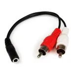 StarTech.com 6-tolline stereoheli kaabel &ndash; 3,5 mm emane 2x RCA isasele