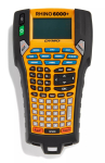 DYMO RHINO 6000+ ABC CASE UK otsep&otilde;letus-termosiire Kollane Must