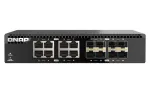 QNAP QSW-3216R-8S8T v&otilde;rgukommutaator Haldamata L2 10G Ethernet (100/1000/10000) Must