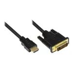 HDMI/DVI-D kaabel Alcasa 1 m