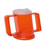 SUNDO 21253 kohanduv joogikruus, punane, 250 ml