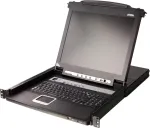 ATEN CL5708MW FR KVM-l&uuml;liti 8 pordiga 17,3-tolline LCD-ekraan SingleRail PS/2-USB VGA