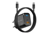 Seinalaadija USB-A USB-C PD 45W + kaabel