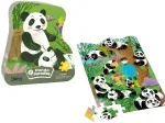 LEAN TOYS Bamboo Forest Panda Puzzle 48 Elements