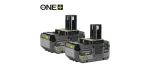 RYOBI 2x 4.0Ah Lithium+ 18V ONE+ Akupakk RB1840X2