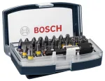 Bosch Kruvikeeraja otsikute komplekt 32 tk Torx, Phillips, Pozidriv, Hex, Slot, Torq-Set pikkus 25 mm
