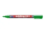 EDDING 361 tahvlimarker roheline - bullet ots - kuivp&uuml;hitav - t&auml;idetav