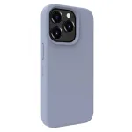 Evelatus Apple iPhone 15 Pro Premium Soft Touch Silicone Case Lavender Gray