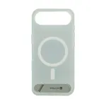 Evelatus Apple iPhone 17 Air Rubber Coated MagSafe With Stand Case Silver
