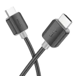 Hoco US08 HDMI 2.0 kaabel 3m must 4K HDR kullatud