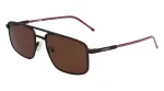 Lacoste L255S-5619201 Meeste ristk&uuml;likukujulised p&auml;ikeseprillid - Havana/Tortoise raam, roheline l&auml;&auml;ts, 56/19/145 mm
