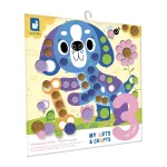 Janod My Arts & Crafts 3+ Round Mosaics Creative Set for 3-Year-Olds