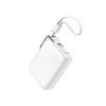 Joyroom JR-PBF27 Pro Power Bank 10000mAh 30W sisseehitatud USB-C kaabli ja t&auml;iendava kahesuunalise USB-C&ndash;Lightning kaabliga &ndash; valge