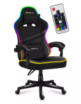 Huzaro Force 4.4 RGB m&auml;ngutool, kangas, maksimaalne koormus 130 kg, k&otilde;rgus 125 cm, must