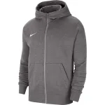 Nike Park 20 meeste fliisist t&auml;ist&otilde;mblukuga kapuutsiga dressipluus tumehallikirju CW6891-071