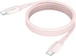ANSMANN Magnetiline USB-C silikoonkaabel 1,2 m roosa