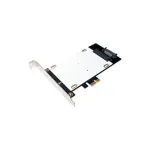 LogiLink PCI Express 3.0 x4 Dual M.2 NVMe SSD ja Dual SATA III h&uuml;briid-adapterkaart