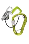 Julgestuskomplekt EDELRID Mega Jul Bulletproof Screw II Oasis - julgestusseade ja kruvilukuga karabiinikomplekt