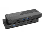 EXERTIS CONNECT KVM-l&uuml;liti dokkimisjaamaga, HDMI 4K Ultra HD, LAN, 4-pordiline USB-jaotur, audio, kaardilugeja (061110)