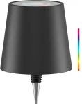 Wentronic Goobay juhtmevaba LED-pudelivalgusti, RGBW, must (76571)