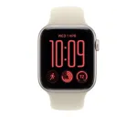 Apple Watch SE 3 GPS + Cellular 44 mm Starlight alumiiniumkorpus liivav&auml;rvi spordirihmaga, M/L