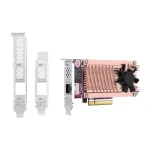 QNAP QM2-2P10G1TB sisemine laienduskaart, 2 x M.2 NVMe SSD, 1 x 10GbE RJ-45, PCIe 3.0, madalprofiil, h&otilde;bedane
