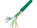 V&otilde;rgukaabel LANBERG LCU5-10CC-0305-G U/UTP Cat5e 305 m Roheline, 24 AWG, CCA, PVC-kestaga